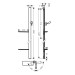 HG Brausestange Unica'E 1500mm chrom  