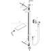 Hansgrohe Brausestange Unica'E 900mm weiss/chrom