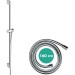 Hansgrohe Brausestange Unica/Pulsify 900mm mit Push Schieber und Brauseschlauch chrom