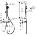 Hansgrohe Brausesystem Aufp. Activera Select S  95 2j EcoSmart m.Ecostat Fine Typ 65 MSW