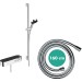 Hansgrohe Brausesystem Pulsify 105 RelaxationBrausethermostat Stange 900mm chrom
