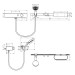 HG Bundle WallStoris 105 3jet Brausethermosstat 700 mattweiss