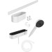 Hansgrohe Bundle WallStoris 105 3jet Brausethermosstat 700 mattweiss