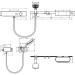 Hansgrohe Bundle WallStoris 105 3jet Brausethermosstat 700 mattweiss