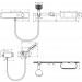 Hansgrohe Bundle WallStoris 105 3jet Brausethermosstat 700 mattweiss
