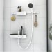 Hansgrohe Bundle WallStoris 105 3jet Brausethermosstat 700 mattweiss