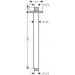 Hansgrohe Decken-Anschlussstück Vernis Shape DN15 300mm mattschwarz