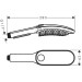 HG Hundeduschbrause 150 3jet DogShower mattschwarz