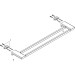 Hansgrohe Doppel-Badetuchhalter AddStoris brushed black chrome 