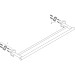 Hansgrohe Doppel-Badetuchhalter Logis Universal chrom