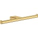 Hansgrohe Doppel-Papierrollenhalter AddStoris polished gold ohne Deckel