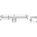 Hansgrohe Doppel-Papierrollenhalter AddStoris polished gold ohne Deckel