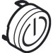Hansgrohe Druckknopf Symbol ON/OFF mattschwarz 