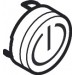 Hansgrohe Druckknopf Symbol ON/OFF schwarz  