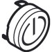 Hansgrohe Druckknopf Symbol ON/OFF schwarz  