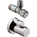 Hansgrohe Eckventil chrom mit Schuber und Quetschverschraubung