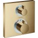 Hansgrohe Ecostat Square Thermostat, Unterputz, Fertigset, 2 Verbraucher, bronze gebürstet