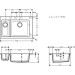 Hansgrohe Einbauspüle 180x450 S510-F635 GS