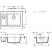 Hansgrohe Einbauspüle 180x450 S510-F635 GS