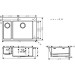 Hansgrohe Einbauspüle 180x450 S711-F655