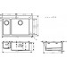 Hansgrohe Einbauspüle 180x450 S711-F655