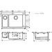 Hansgrohe Einbauspüle 180x450 S712-F655