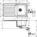 Hansgrohe Einbauspüle 340 mit Abtropffläche  S4111-F340