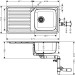 Hansgrohe Einbauspüle 400 mit Abtropffläche  S4111-F400
