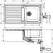 Hansgrohe Einbauspüle 400 mit Abtropffläche  S4113-F400