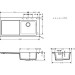Hansgrohe Einbauspüle 450 mit Abtropffläche S514-F450 BG