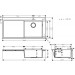 Hansgrohe Einbauspüle 450 mit Abtropffläche S715-F450