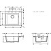 Hansgrohe Einbauspüle 450 S510-F450 SG