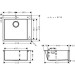 Hansgrohe Einbauspüle 450 S711-F450