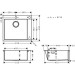 Hansgrohe Einbauspüle 450 S712-F450