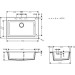 Hansgrohe Einbauspüle 660 S510-F660 BG