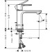 Hansgrohe Einhebel-Waschtischmischer Rebris E 110 CoolStart o.Zugstange MSW