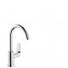 Hansgrohe Einhebel-Waschtischmischer Rebris S 210 Schwenkauslauf m.Zugstange chrom