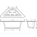 Hansgrohe F27 Eckschale Schwarz