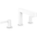 Hansgrohe 3-Loch Waschtischarmatur 110 Finoris mit Push-Open Ablaufgarnitur mattweiss
