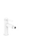 Hansgrohe Bidetmischer Finoris mit Push-Open Ablaufgarnitur mattweiss