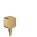 Hansgrohe FixFit Wandanschluss mit Rückflussverhinderer Brushed Bronze