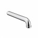 Hansgrohe gebogenes Rohr, m.Bord DN32 x 300mm chrom
