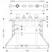 Hansgrohe Grundkörper 4-Loch Wannenarm.Axor m.Thermostat f.Fliesenrand m.Secuflexbox
