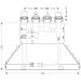 Hansgrohe Grundkörper 4-Loch Wannenarm.Axor m.Thermostat f.Wannenrand m.Secuflexbox