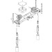 Hansgrohe Grundset für Kopfbrause 1200 4jet Axor ShowerHeaven