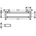 Hansgrohe Haltegriff AXOR Universal Accessories 300mm chrom