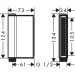 Hansgrohe Handbrause 2jet Axor ONE chrom  