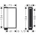 Hansgrohe Handbrause 2jet Axor ONE chrom  