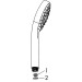 Hansgrohe Handbrause Croma Select E 1jet EcoSmart 9 l/min mattweiss