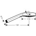 Hansgrohe Handbrause Croma Select E 1jet weiss/chrom